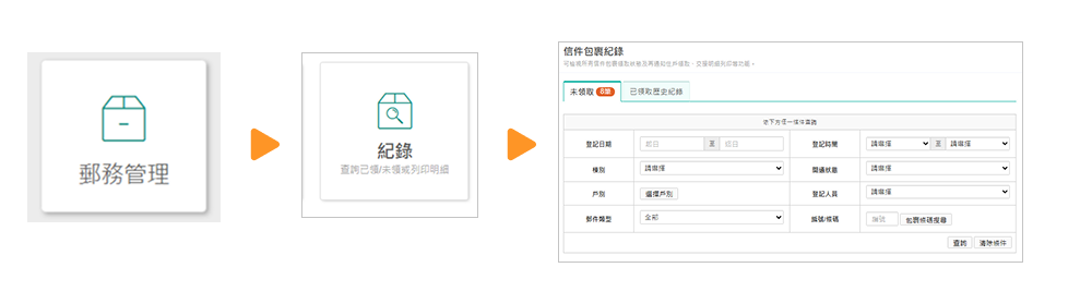 智生活管理版包裹記錄查詢