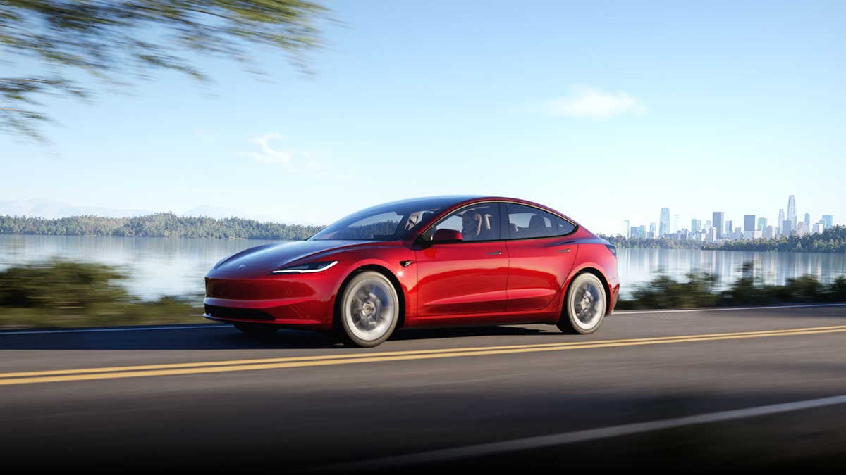 Tesla Model 3 (圖片來自官網)