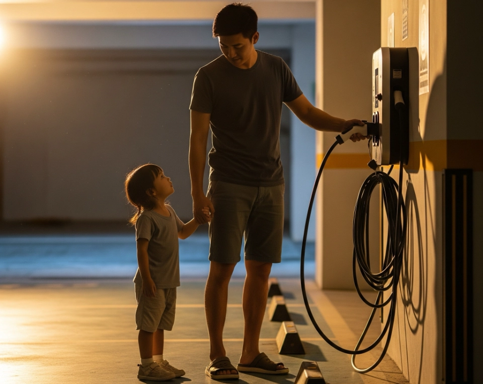 充電樁對於家庭來說的美好願景